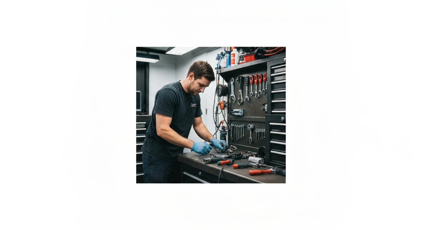 mobile automotive locksmith and vehicle electronics specialist illustrating Locksmith Haltom City TX in Fort Worth: Mobile Key Cutting & Programming