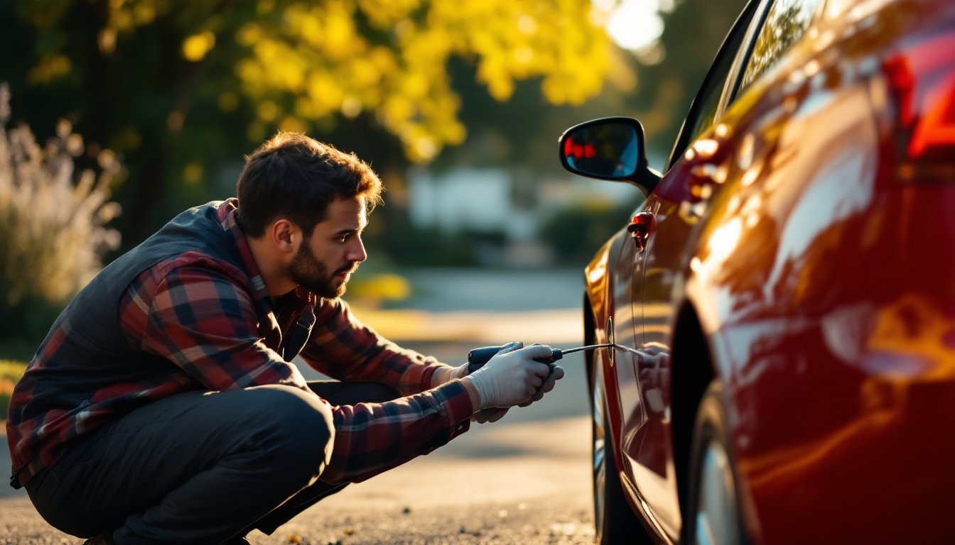 mobile automotive locksmith and vehicle electronics specialist illustrating Locksmith in Lancaster TX: Mobile Key Cutting & Programming