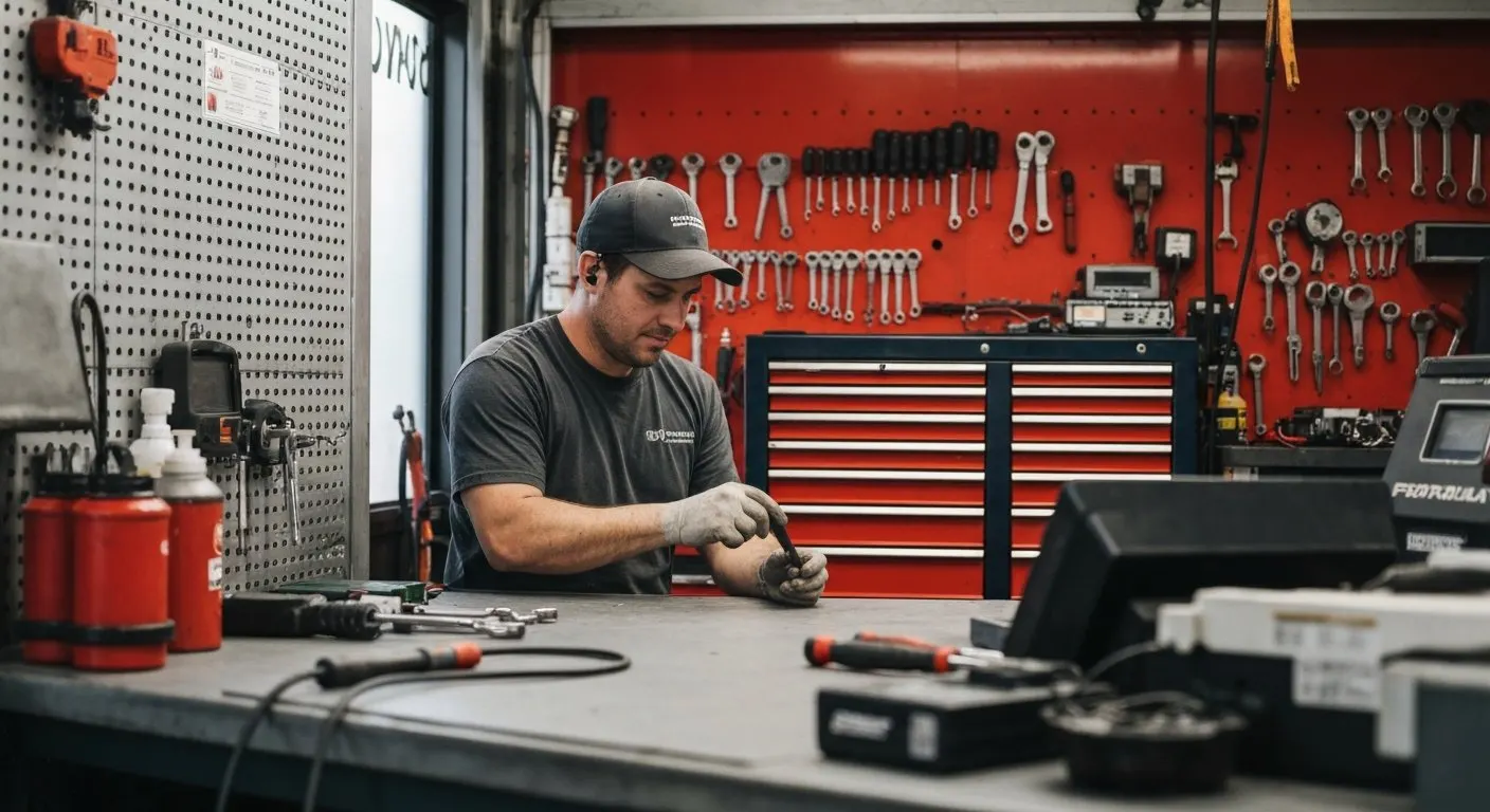 mobile automotive locksmith and vehicle electronics specialist illustrating WIN Module Programming Near Me in Fort Worth TX: Mobile Key Cutting & Programming